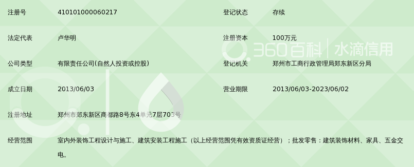 河南驰信装饰工程有限公司_360百科