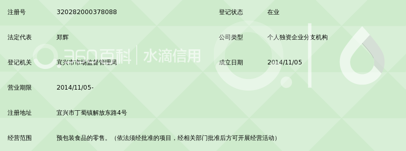 宜兴市乐尚食品店丁山分店_360百科