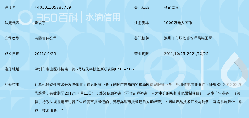深圳市锋启汇信网络科技有限公司_360百科