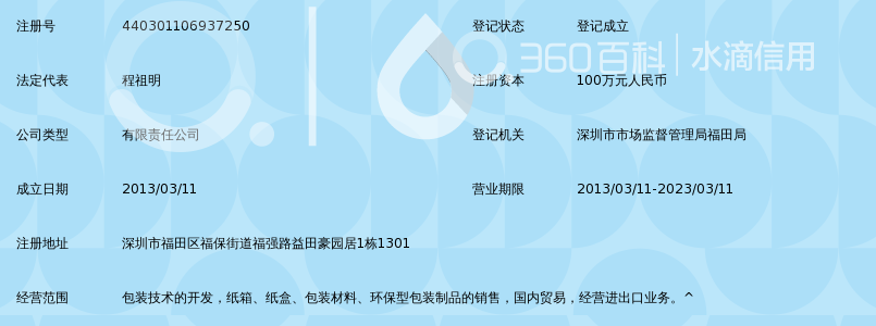 深圳市派克包装技术有限公司_360百科