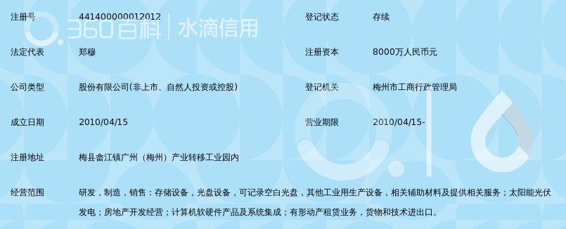 广东紫晶信息存储技术股份有限公司_360百科