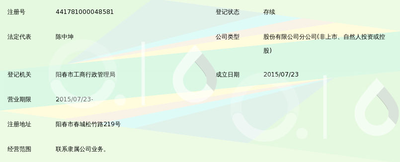 广州建通测绘地理信息技术股份有限公司阳春分