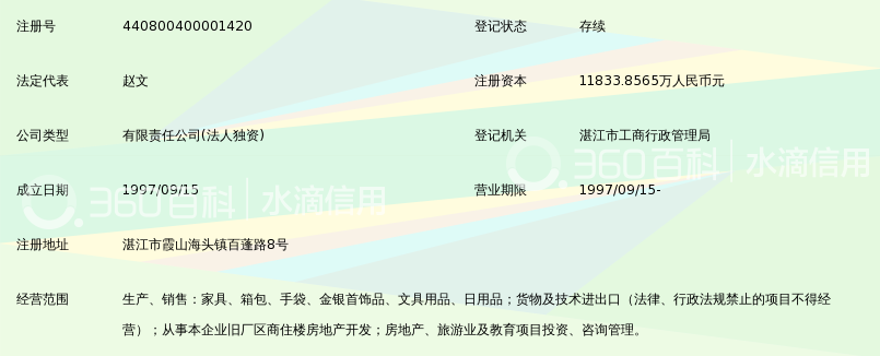 广东信威绿色家居产业集团有限公司_360百科