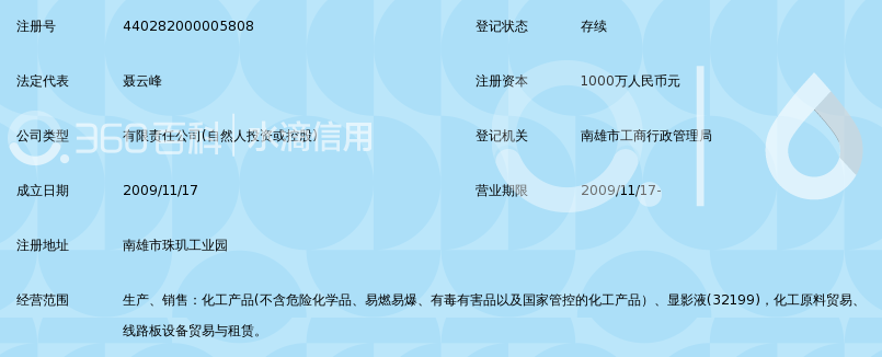 南雄市科鼎化工有限公司_360百科