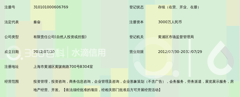 上海奋荣投资管理有限公司_360百科