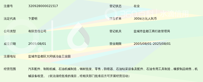 盐城市新永佳石油机械制造有限公司_360百科