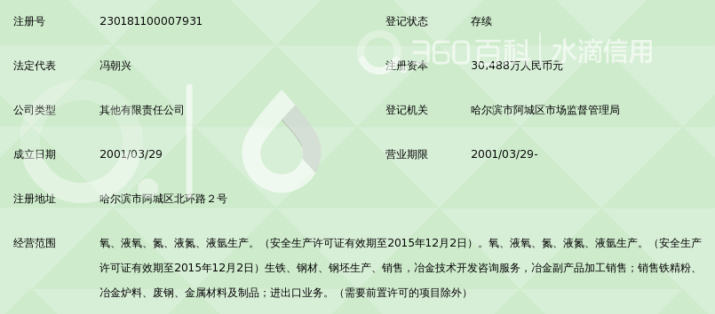 西林钢铁集团阿城钢铁有限公司_360百科