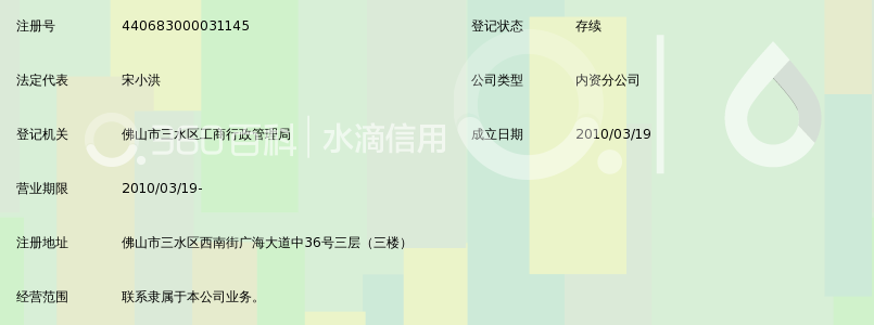 佛山市南国鼎峰装饰设计有限公司三水分公司_
