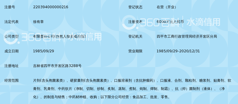 吉林益民堂制药有限公司_360百科