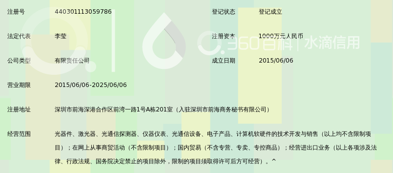 深圳市芯思杰量子光通技术有限公司_360百科