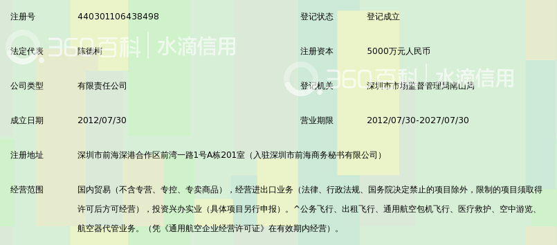 深圳市星雅通用航空有限公司_360百科