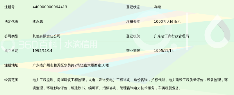 广东创成建设监理咨询有限公司_360百科