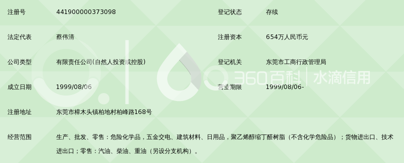 东莞市柏百顺石油化工有限公司_360百科