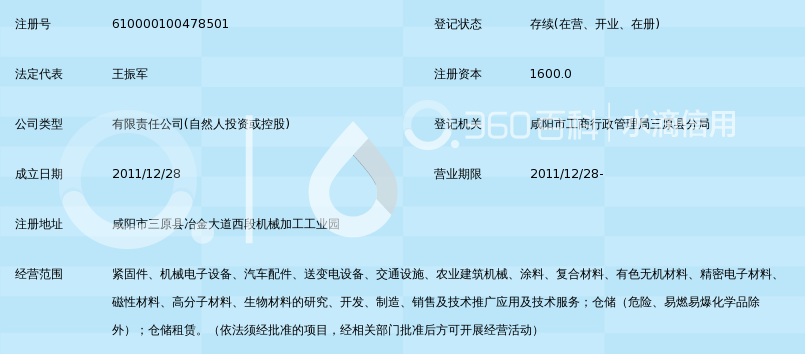 陕西中振新材料科技有限公司_360百科