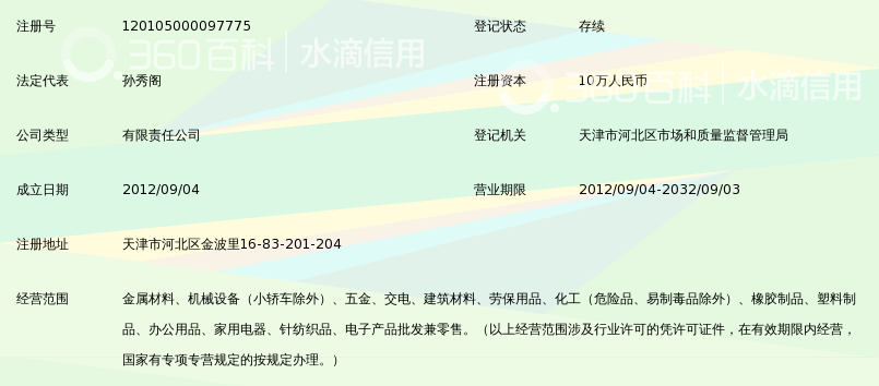天津市润巨源五金机电贸易有限公司_360百科