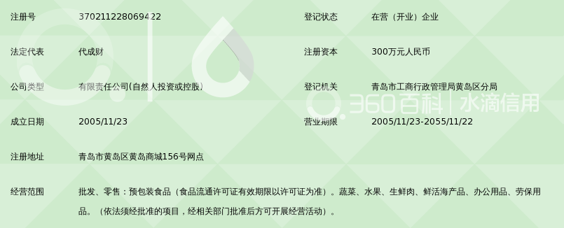 青岛鑫康裕蔬菜食品配送有限公司