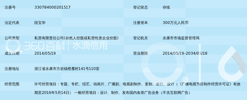 永康朗秀影视文化传媒有限公司_360百科