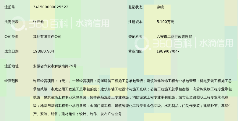 安徽天成建设有限公司_360百科