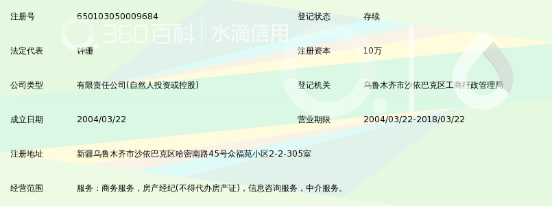 乌鲁木齐雅佳经济信息咨询服务有限公司_360