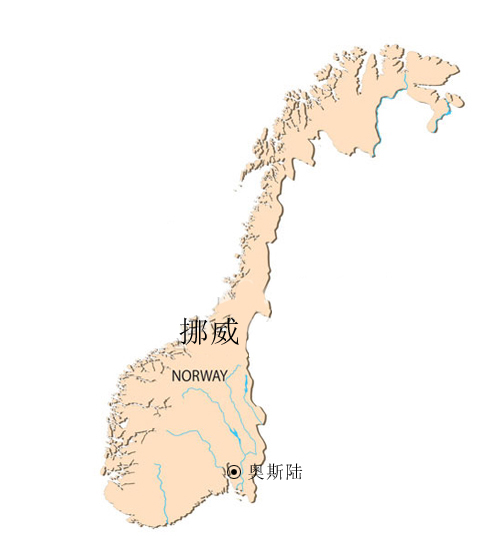挪威轮廓图图片